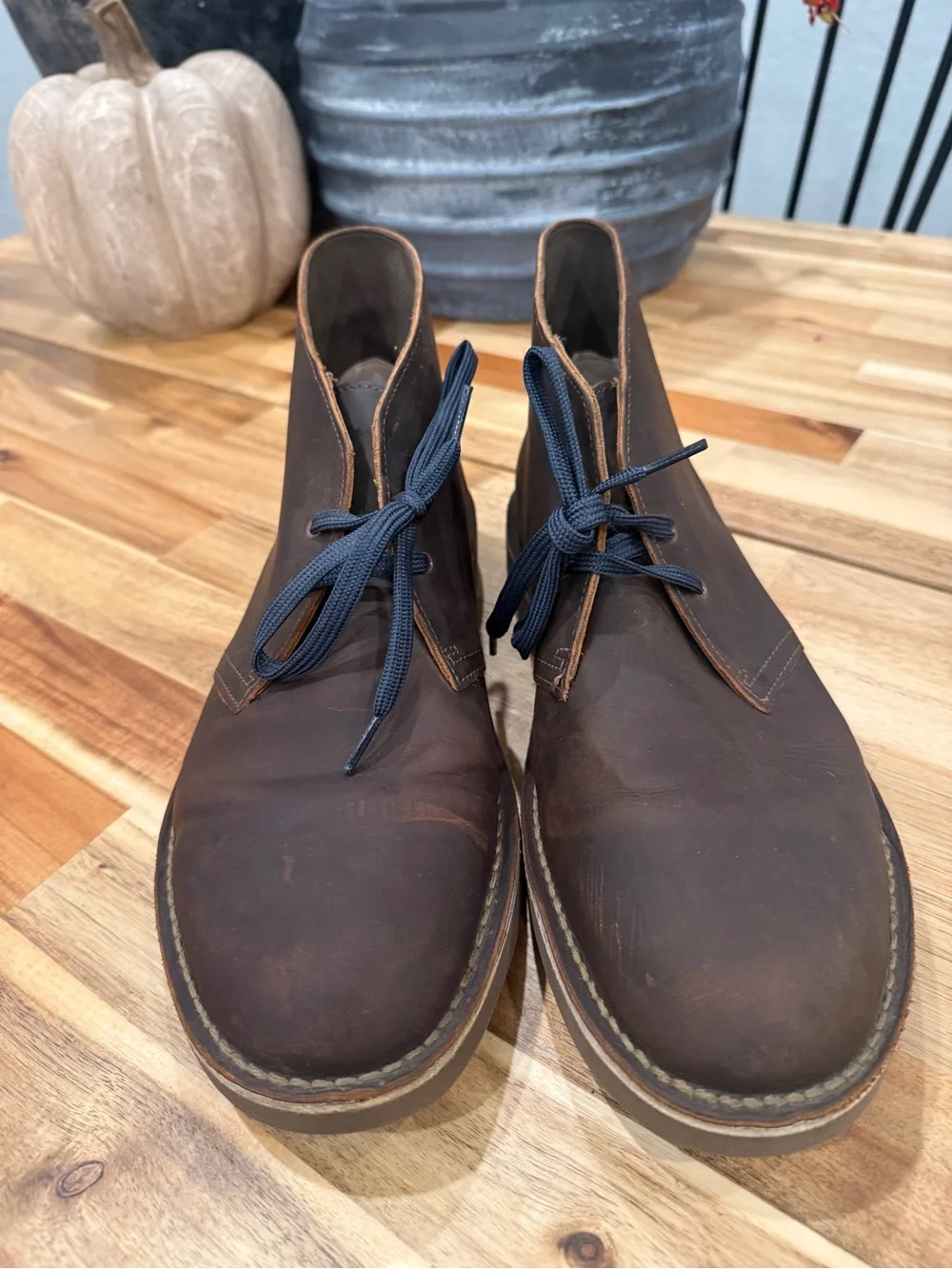 Clarks brown leather